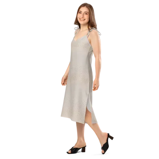 Flock At Dusk on a Slip Dress