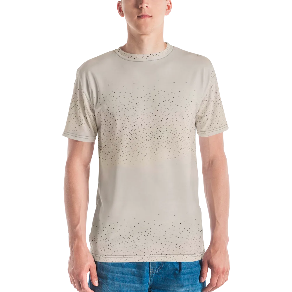 Flock At Dusk on Men's Crew Neck T-Shirt — Front