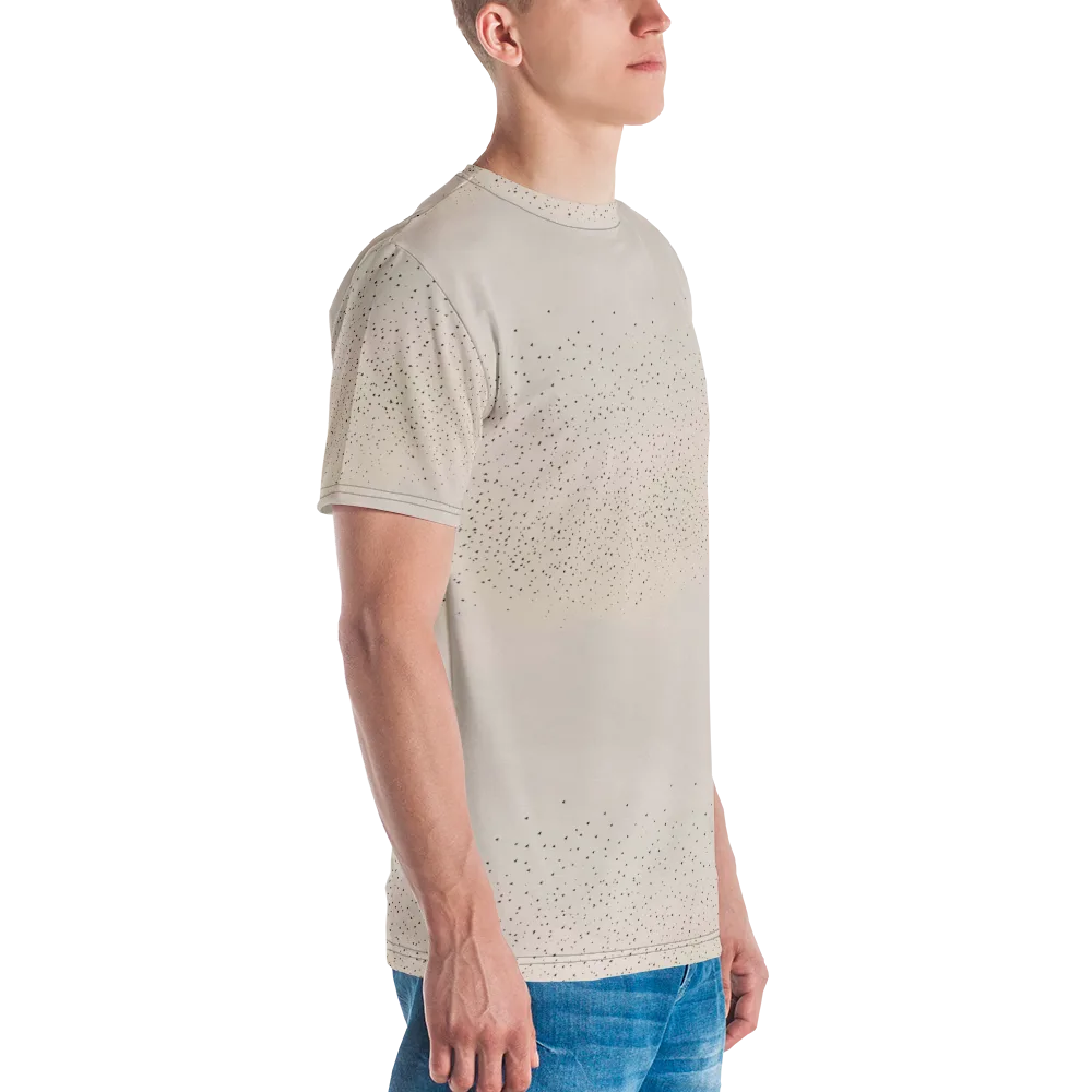 Flock At Dusk on Men's Crew Neck T-Shirt — Right