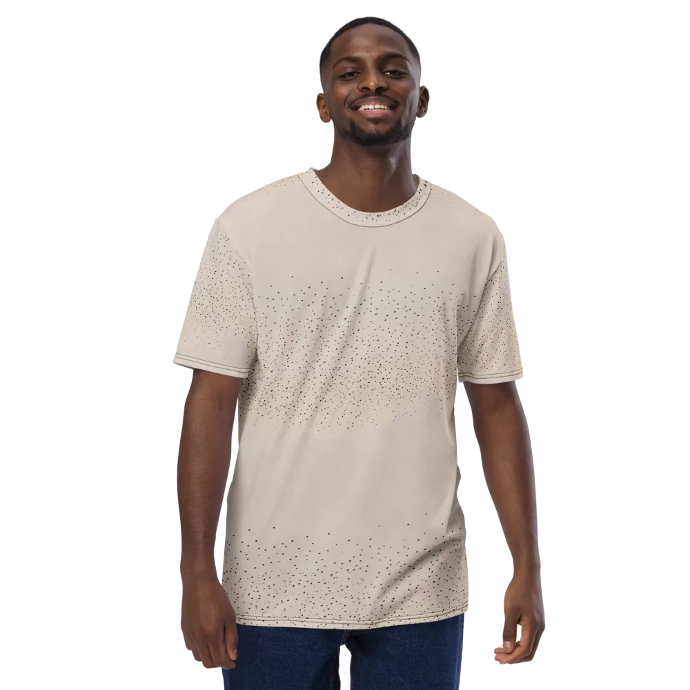 Flock At Dusk on Men's Crew Neck T-Shirt — Front