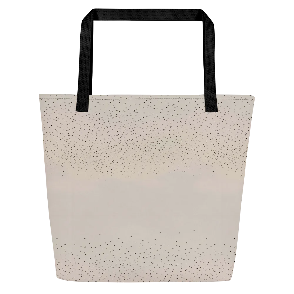 Flock At Dusk on Large Tote Bag W/ Pocket — Front