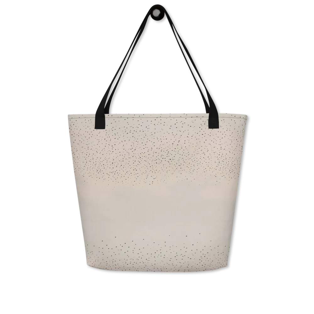 Flock At Dusk on Large Tote Bag W/ Pocket — Front