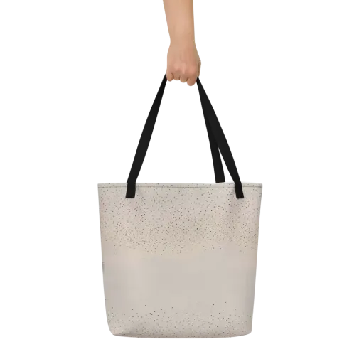 Flock At Dusk on a Large Tote Bag W/ Pocket