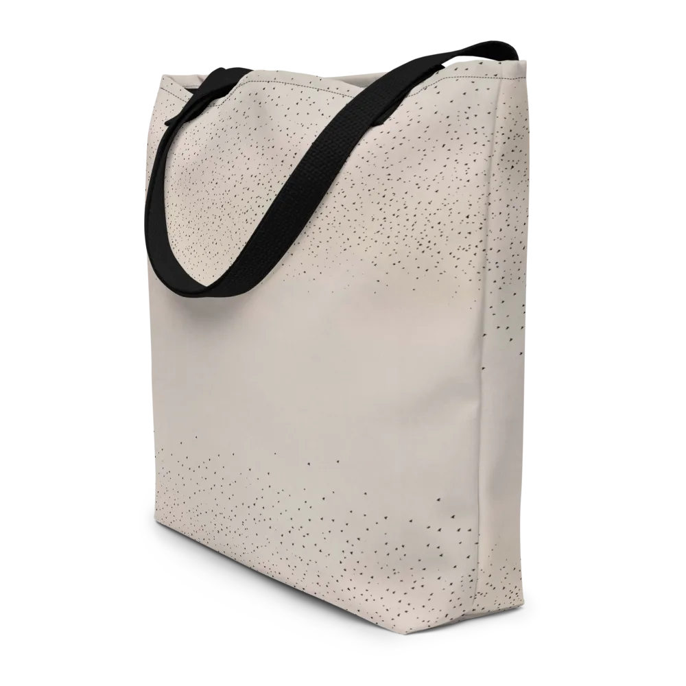 Flock At Dusk on Large Tote Bag W/ Pocket — Front