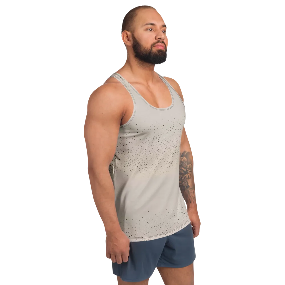 Flock At Dusk on Men's Tank Top — Right Front