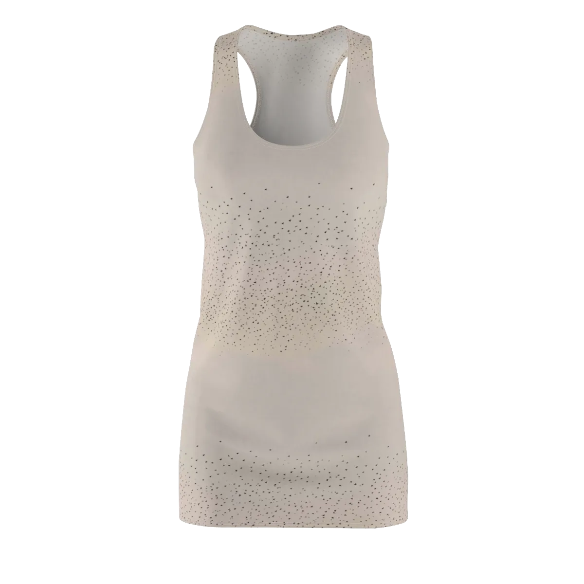 Flock At Dusk on Racerback Dress — Front
