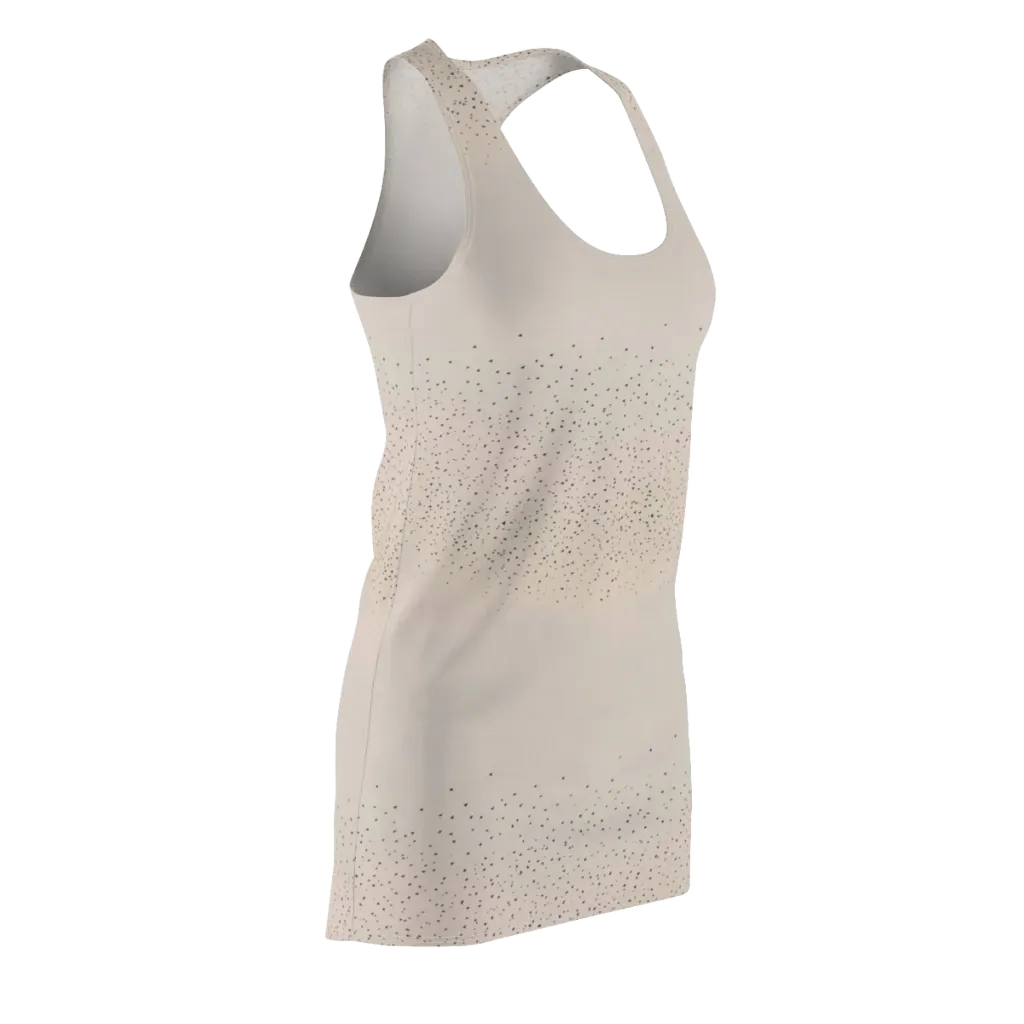 Flock At Dusk on Racerback Dress — Front Side