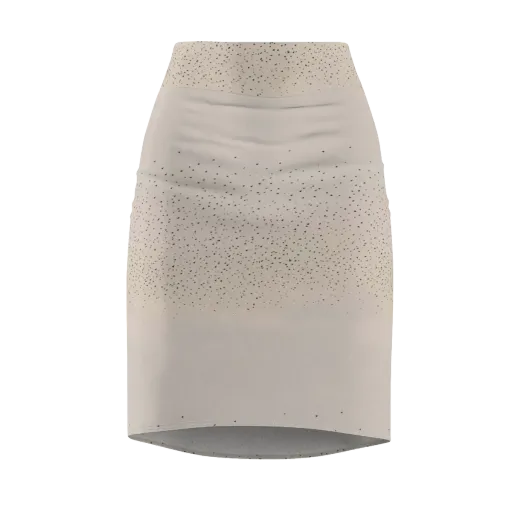 Flock At Dusk on a Pencil Skirt