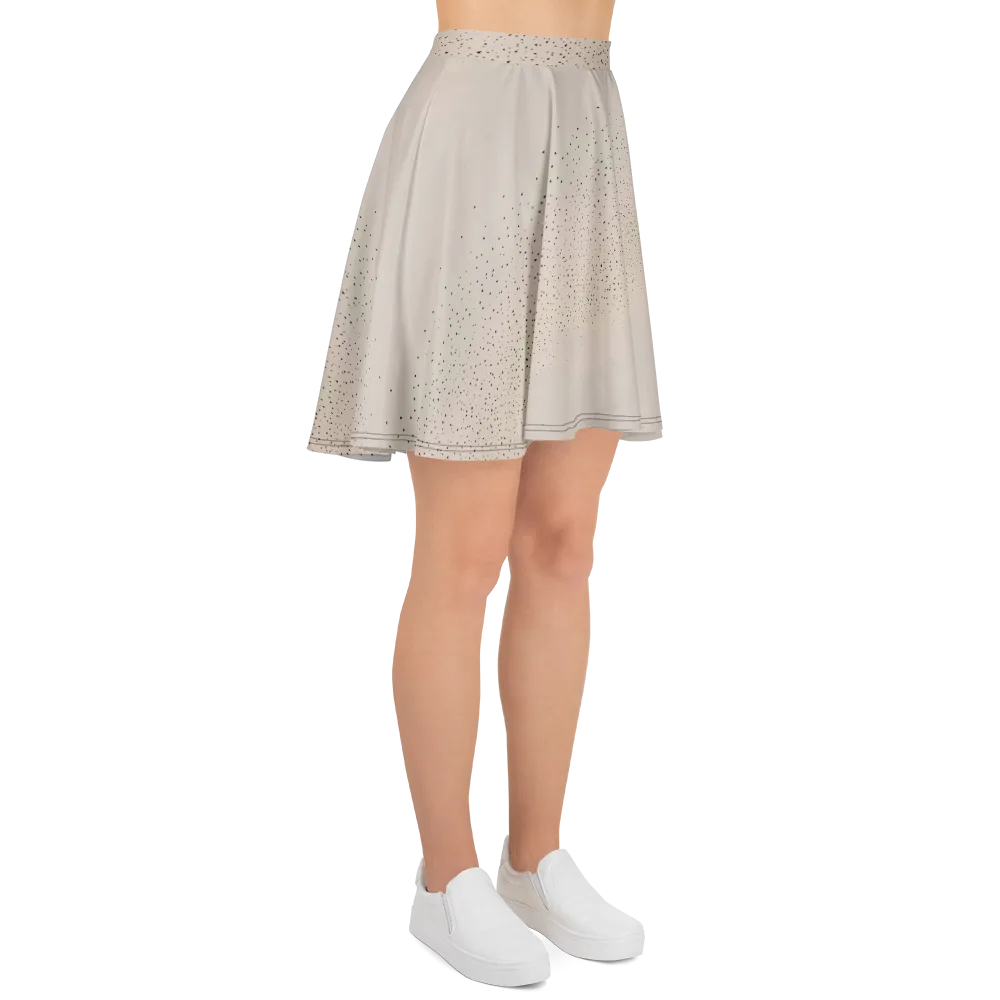 Flock At Dusk on Skater Skirt — Right