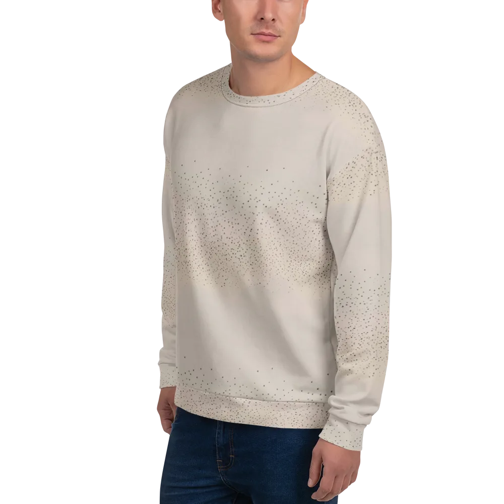 Flock At Dusk on Sweatshirt — Left Front