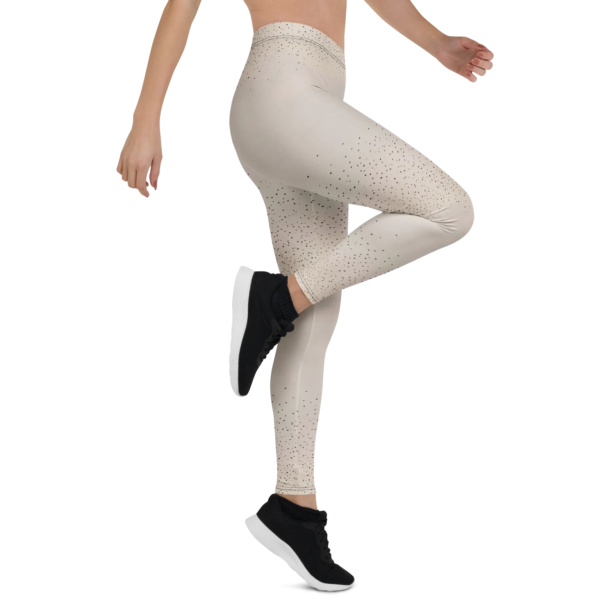 Flock At Dusk on Leggings — Right
