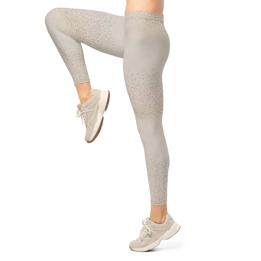 Flock At Dusk on Leggings — Left