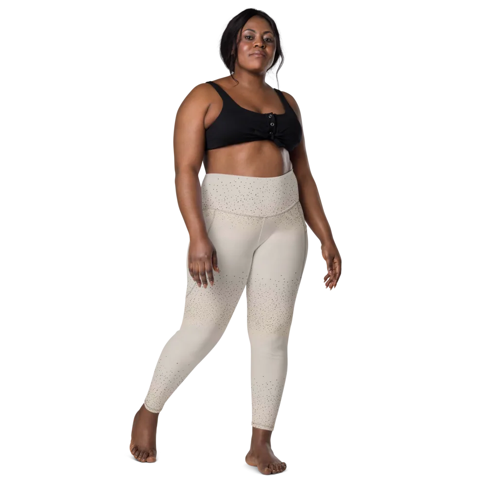 Flock At Dusk on Leggings with Pockets — Front
