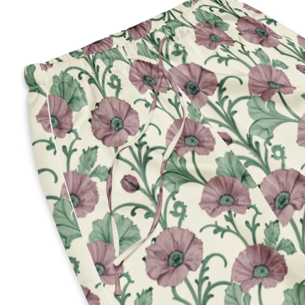 Mauve Poppy Reverie on Women's Pajama Pants — Product details