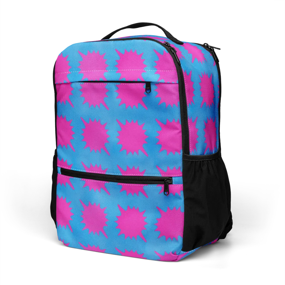 Neon Comet on Utility Backpack — Left Front