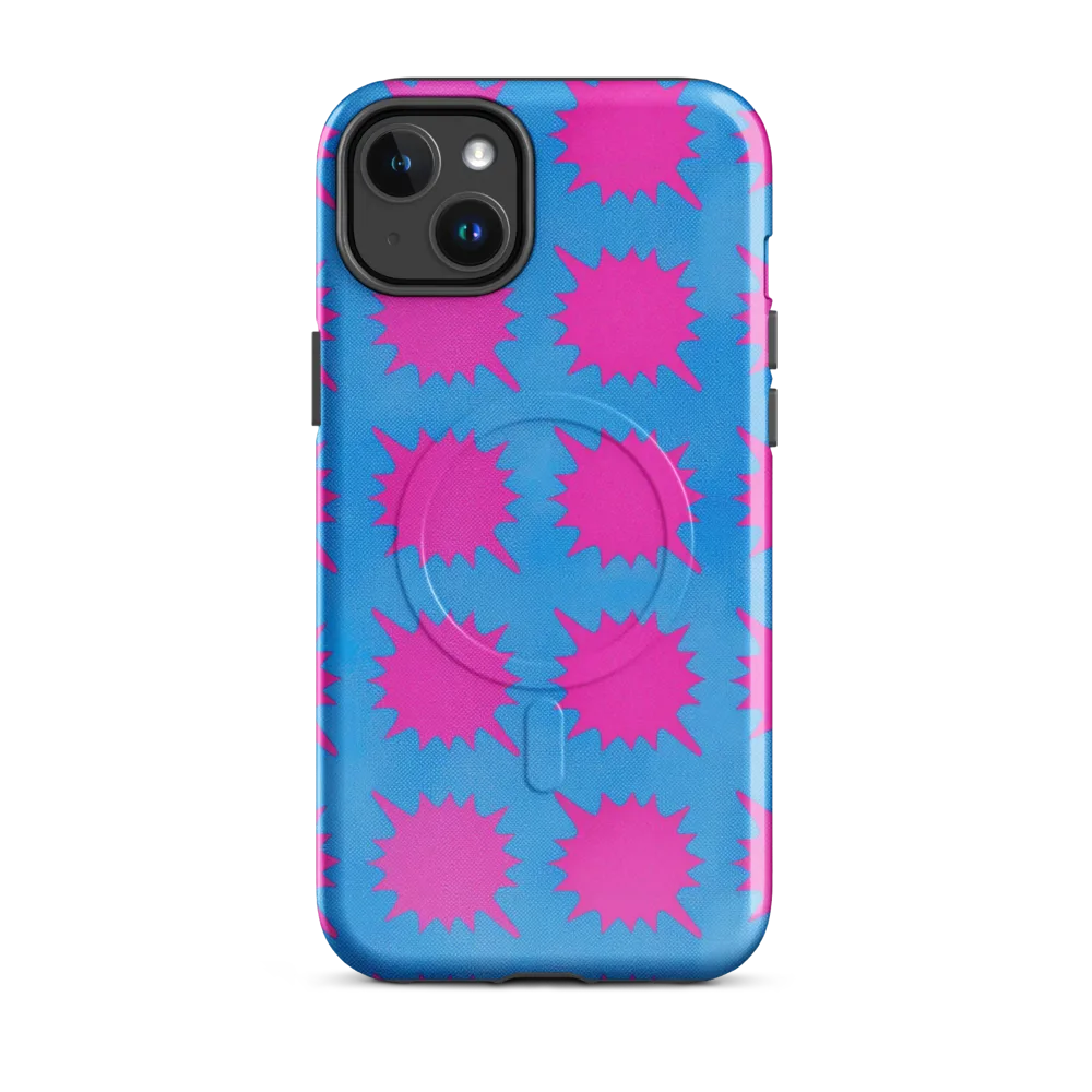 Neon Comet on MagSafe Tough Case for iPhone® — Front
