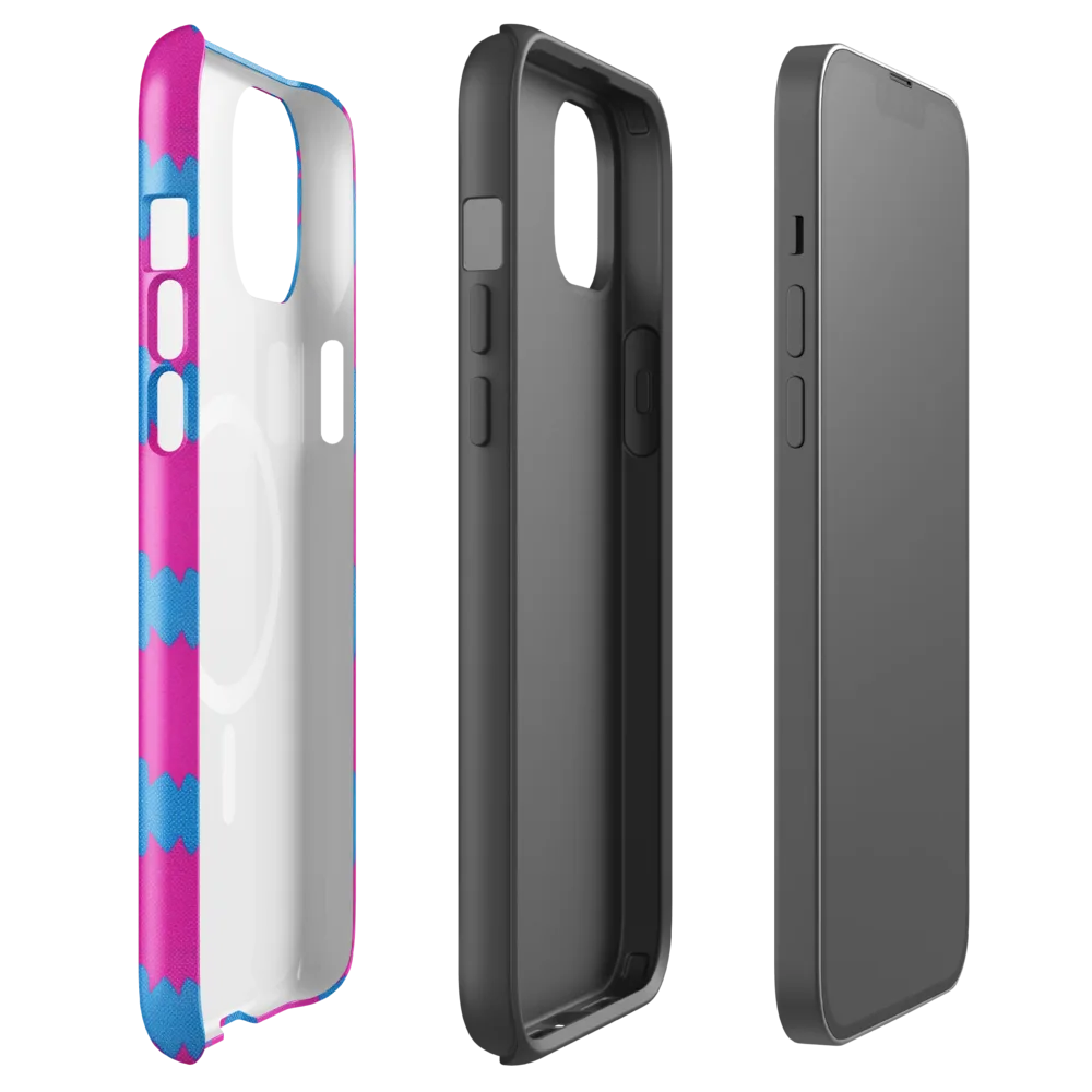 Neon Comet on MagSafe Tough Case for iPhone® — Front