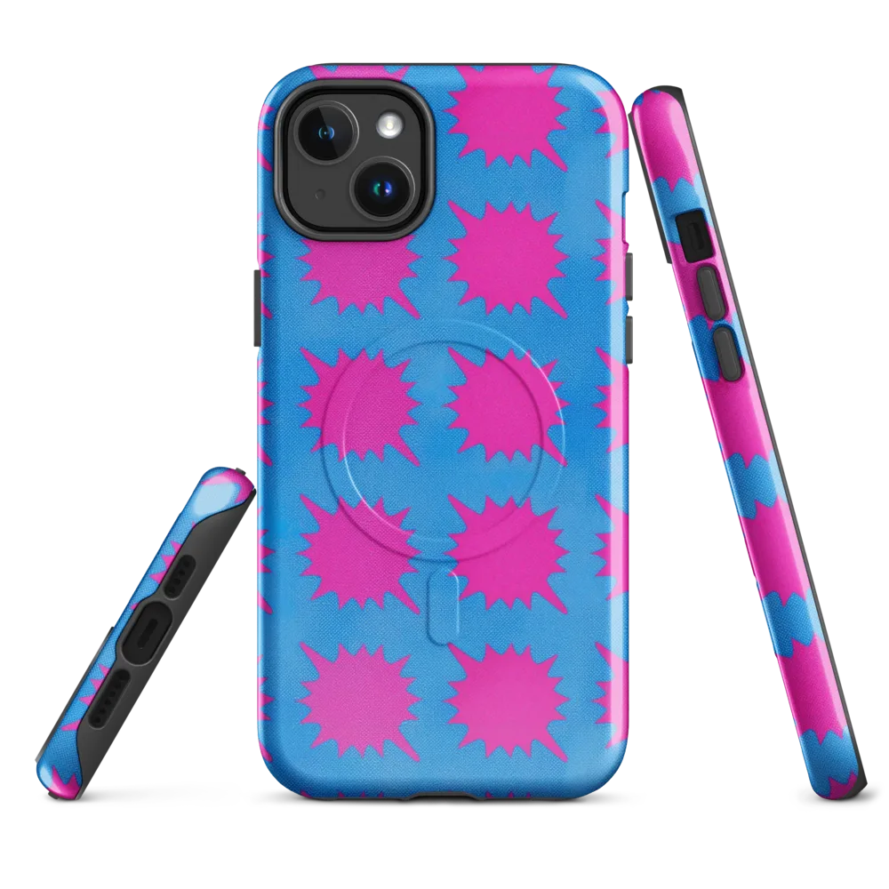 Neon Comet on MagSafe Tough Case for iPhone® — Front