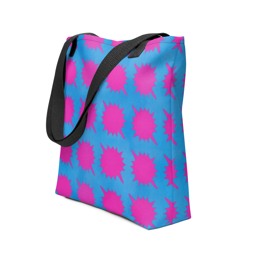 Neon Comet on Tote Bag — Front