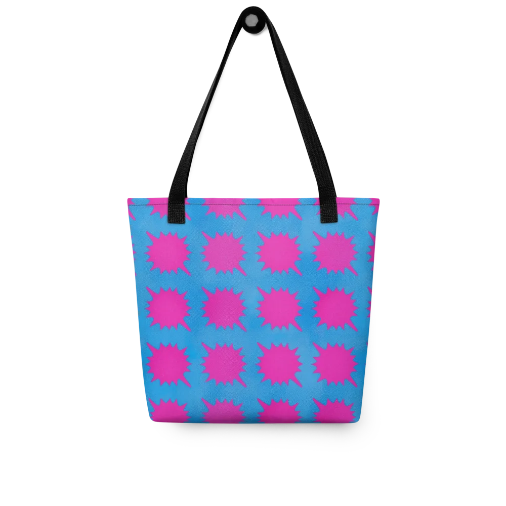 Neon Comet on Tote Bag — Front