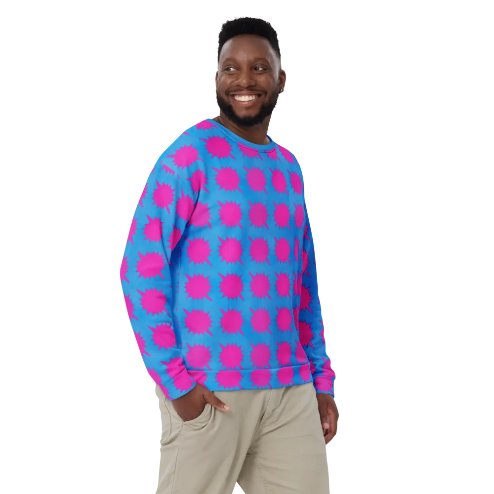 Neon Comet on Sweatshirt — Front