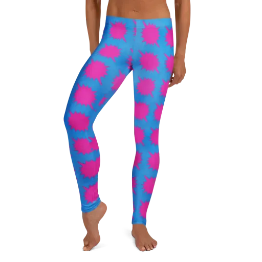 Neon Comet on a Leggings