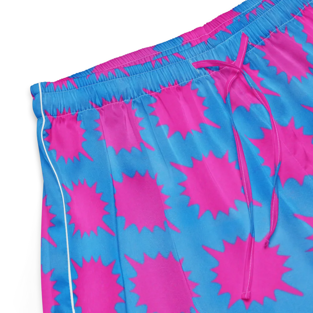Neon Comet on Women's Pajama Shorts — Product details
