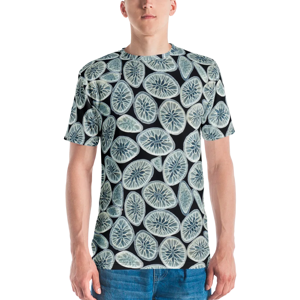 Midnight Citrus on Men's Crew Neck T-Shirt — Front