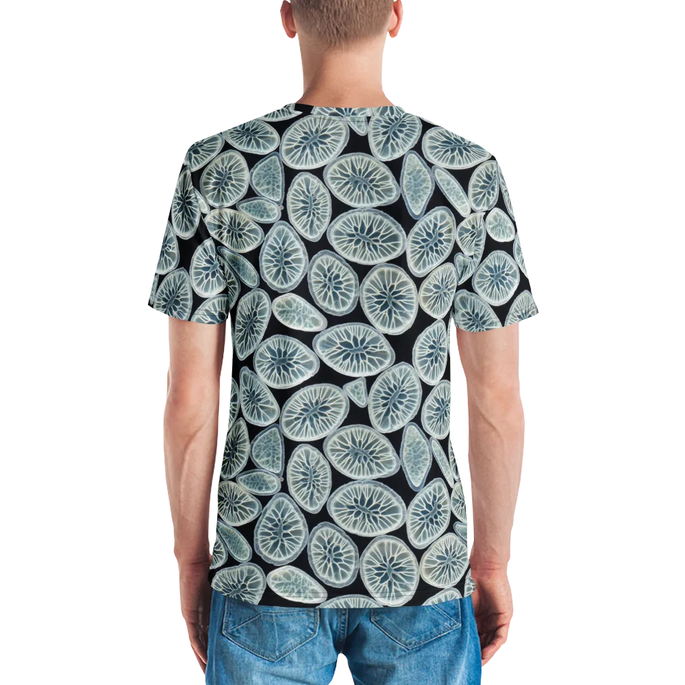 Midnight Citrus on Men's Crew Neck T-Shirt — Back