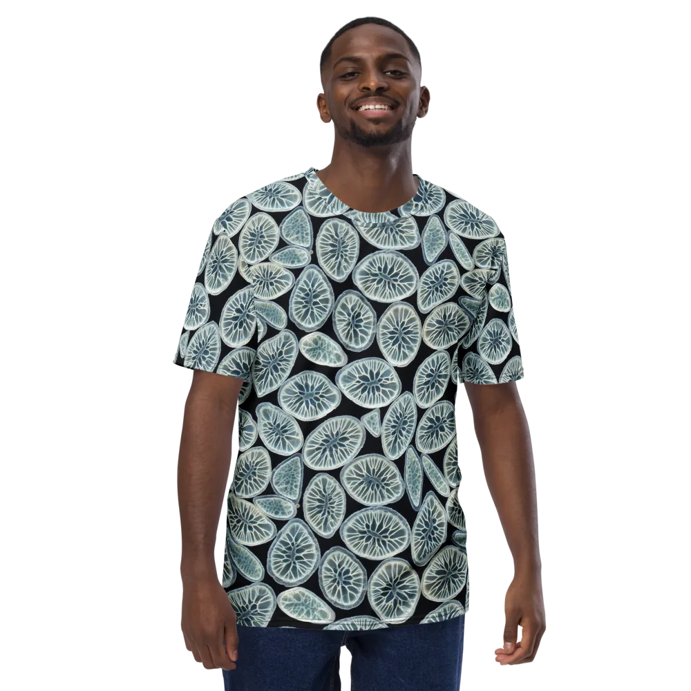 Midnight Citrus on Men's Crew Neck T-Shirt — Front