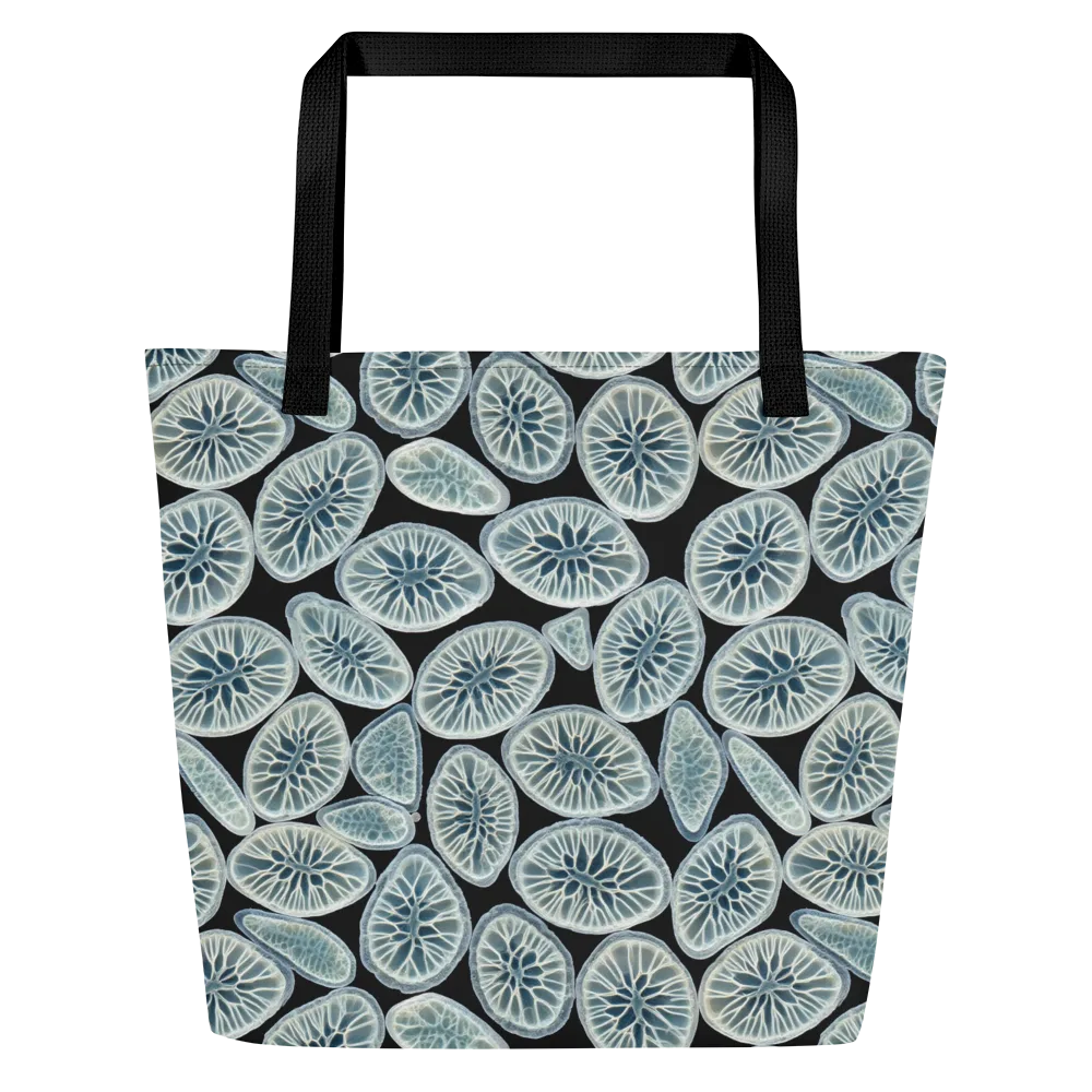Midnight Citrus on Large Tote Bag W/ Pocket — Front