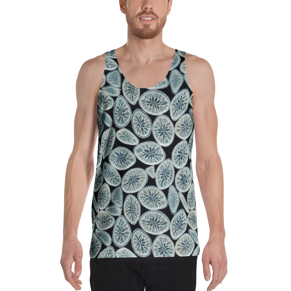 Midnight Citrus on Men's Tank Top — Front