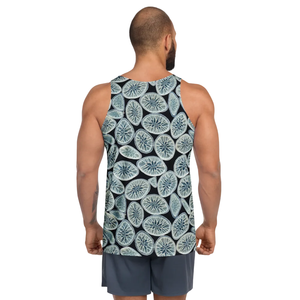 Midnight Citrus on Men's Tank Top — Back