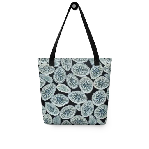 Midnight Citrus on a Tote Bag