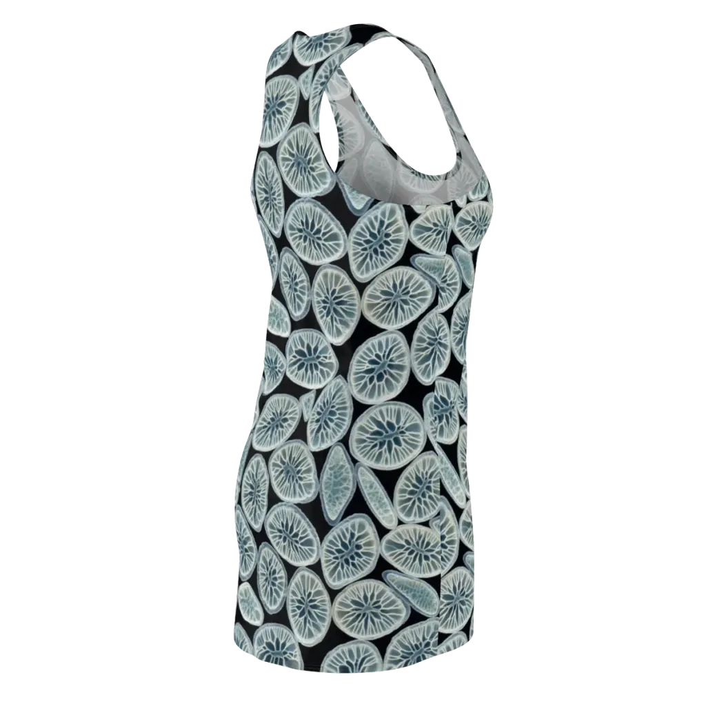 Midnight Citrus on Racerback Dress — Back Side