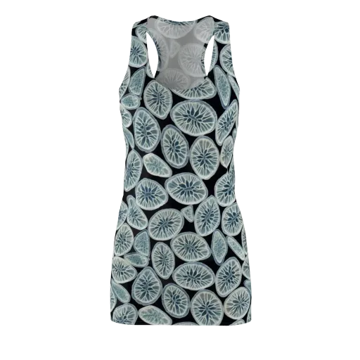 Midnight Citrus on a Racerback Dress