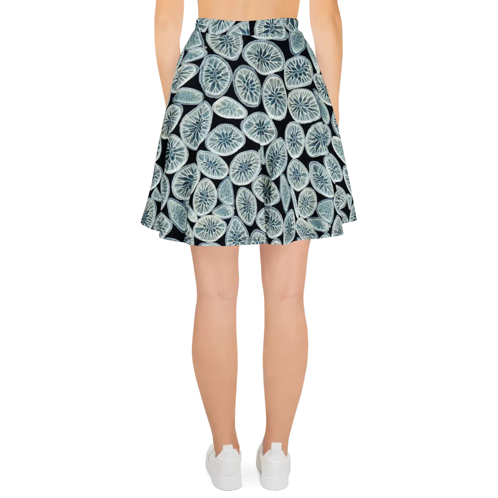 Midnight Citrus on Skater Skirt — Back