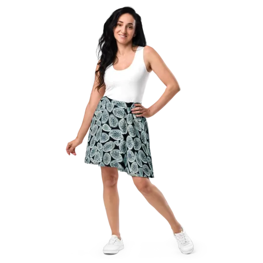 Midnight Citrus on a Skater Skirt