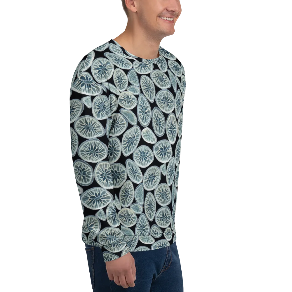 Midnight Citrus on Sweatshirt — Right Front