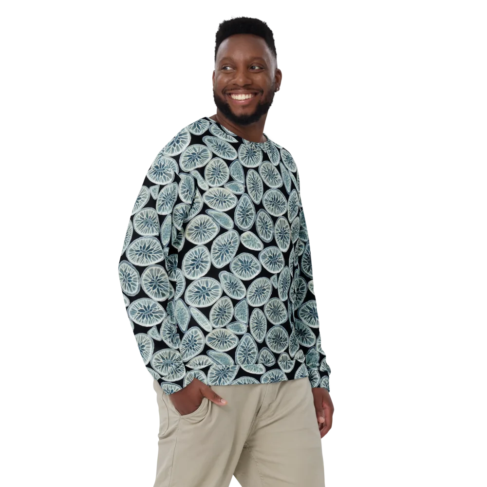Midnight Citrus on Sweatshirt — Front