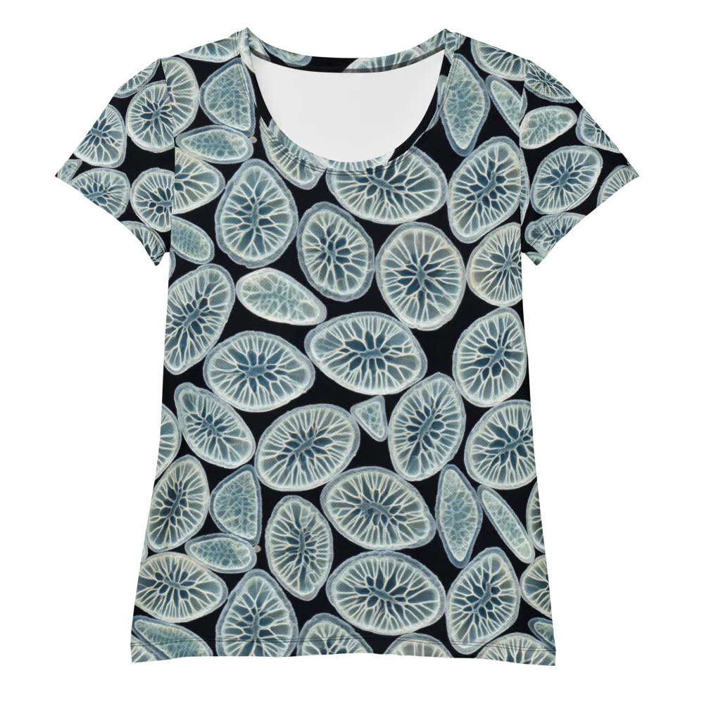 Midnight Citrus on Women's Athletic T-Shirt — Front