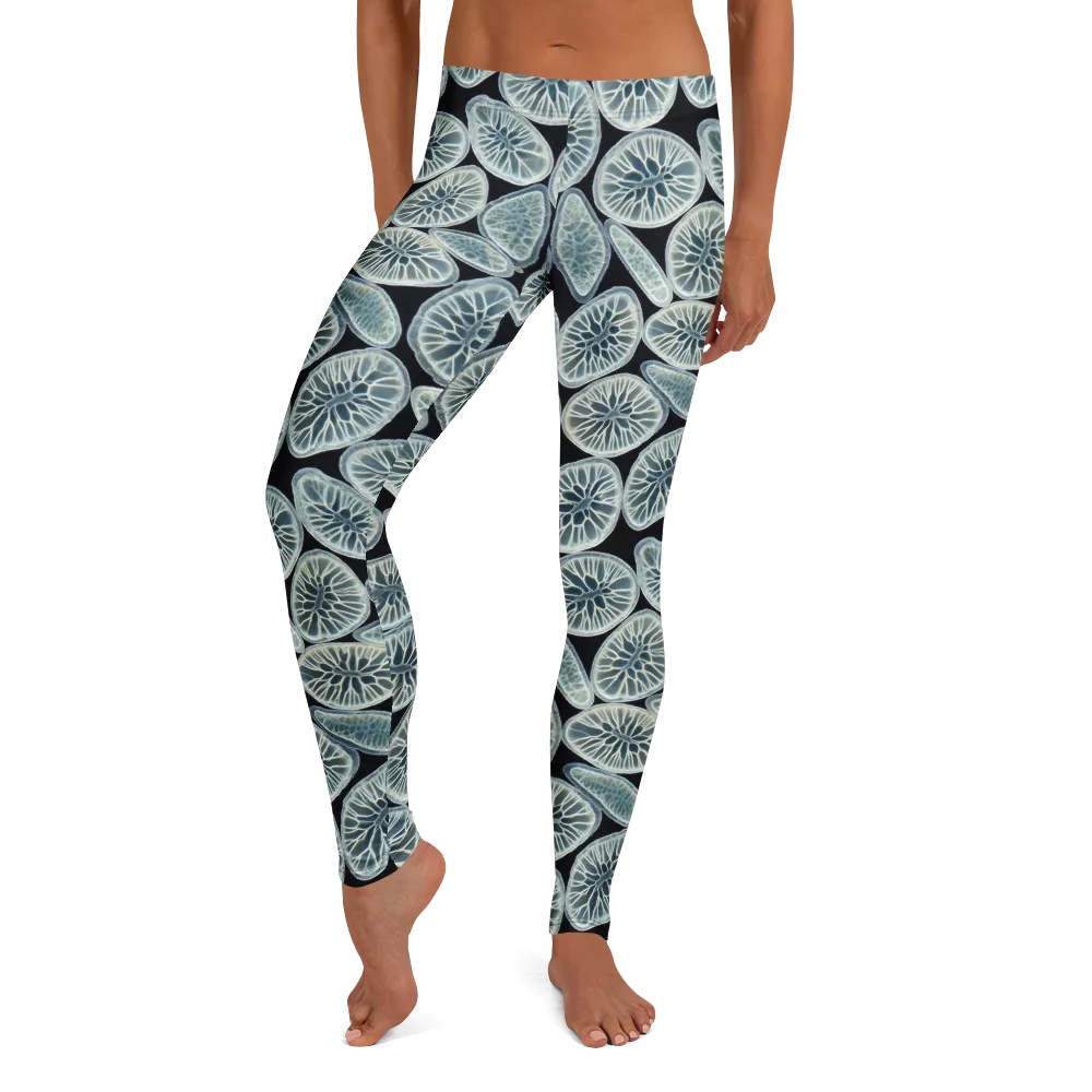 Midnight Citrus on Leggings — Front