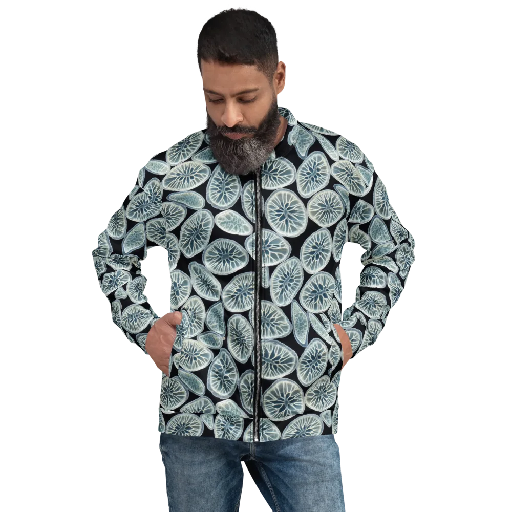 Midnight Citrus on Bomber Jacket — Front
