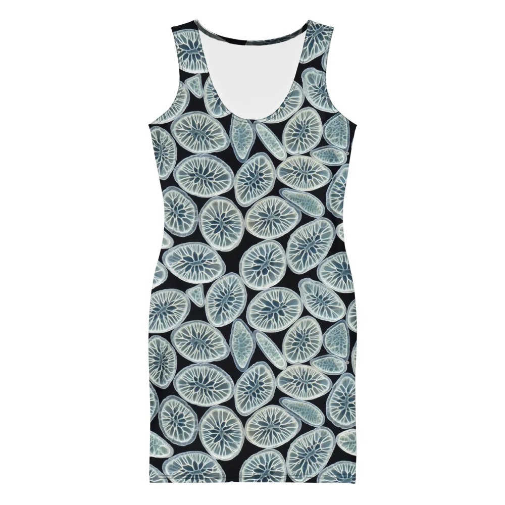 Midnight Citrus on Bodycon Dress — Front