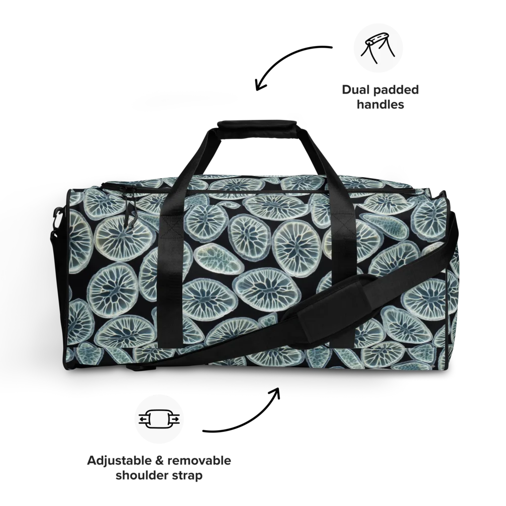 Midnight Citrus on Duffle Bag — Front
