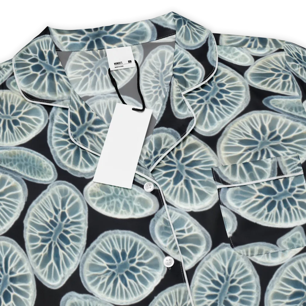 Midnight Citrus on Women's Short Sleeve Pajama Top — Product details