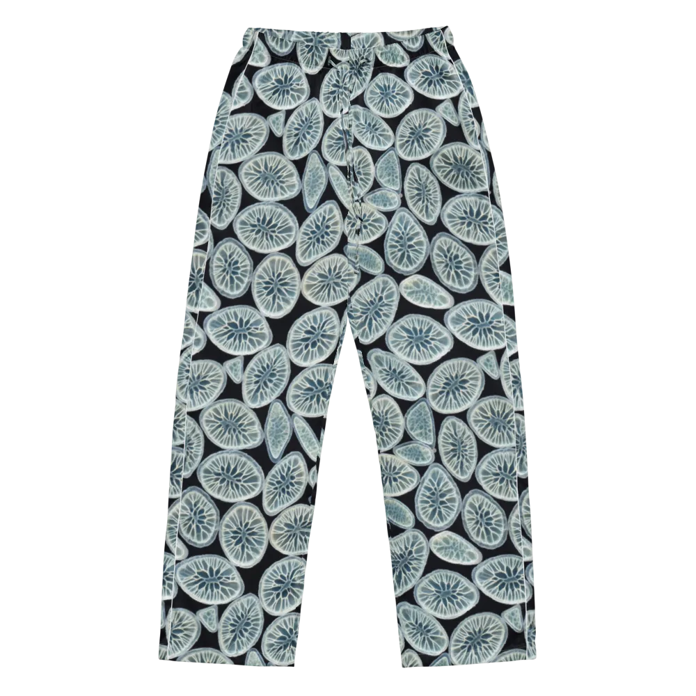 Midnight Citrus on Women's Pajama Pants — Front