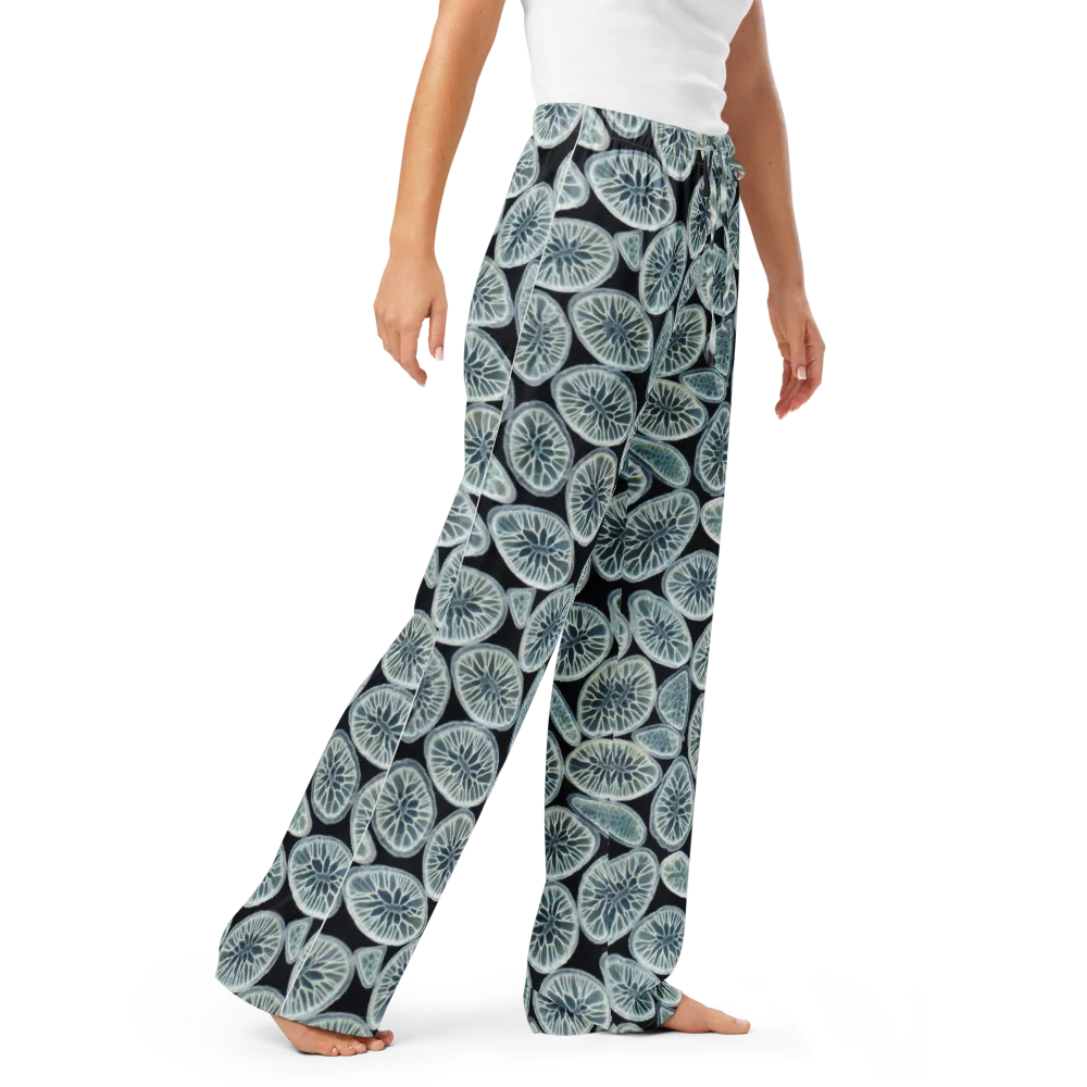 Midnight Citrus on Women's Pajama Pants — Right Front