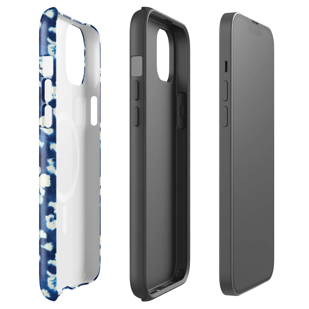 Shibori Garden on MagSafe Tough Case for iPhone® — Front