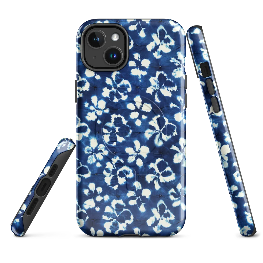 Shibori Garden on MagSafe Tough Case for iPhone® — Front